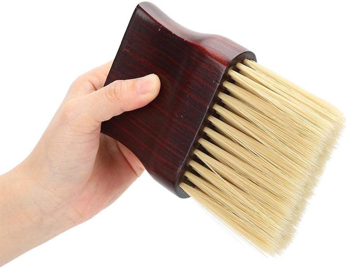 Haarstyling Borstel voor Kappers - Professionele Nekborstel en Accessoires voor Gezichtsbeharing