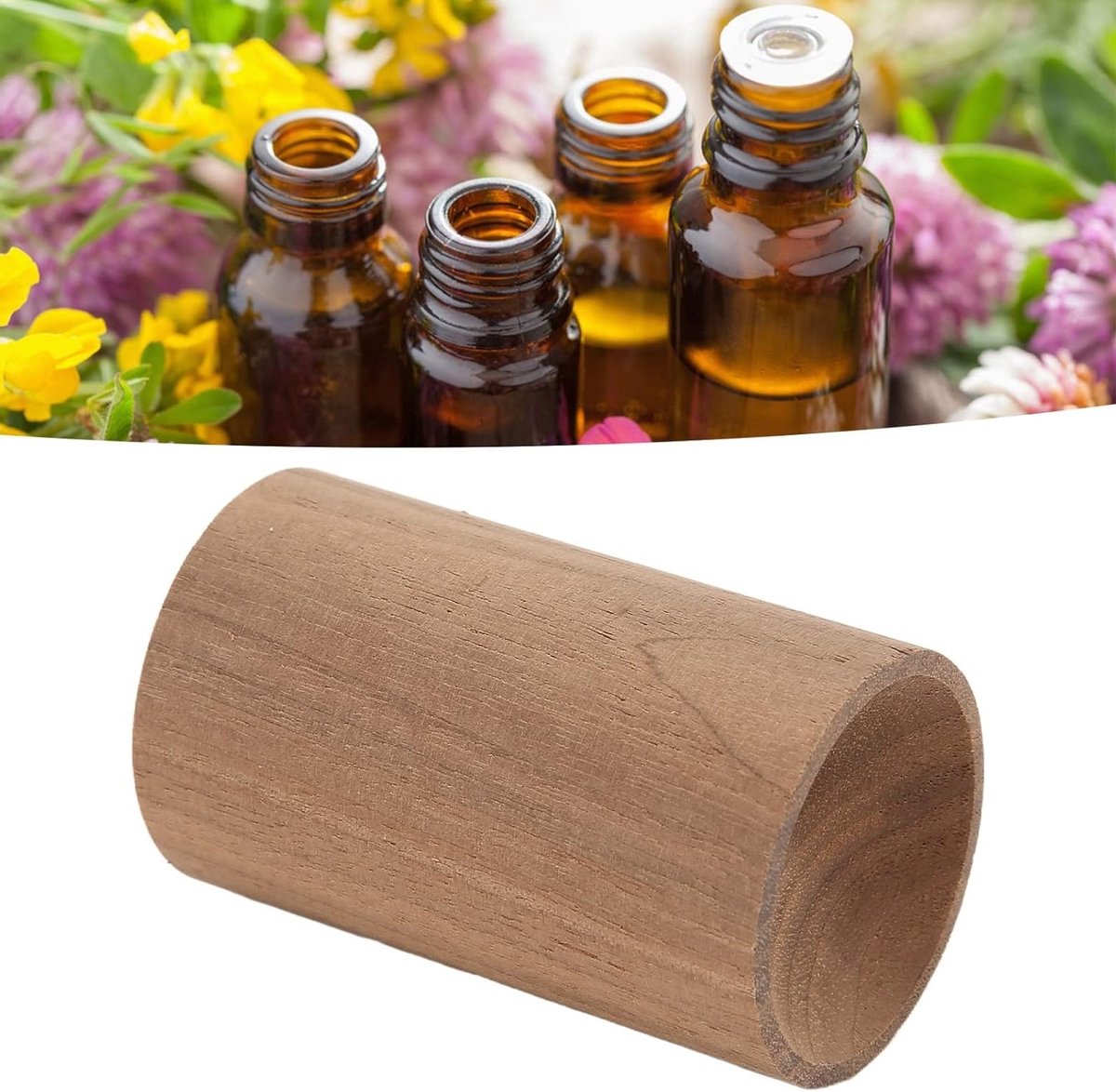 Aromatherapie Diffuser van Hout - Zwarte Walnoot Geurverspreider voor Slaapkamer en Ontspanning