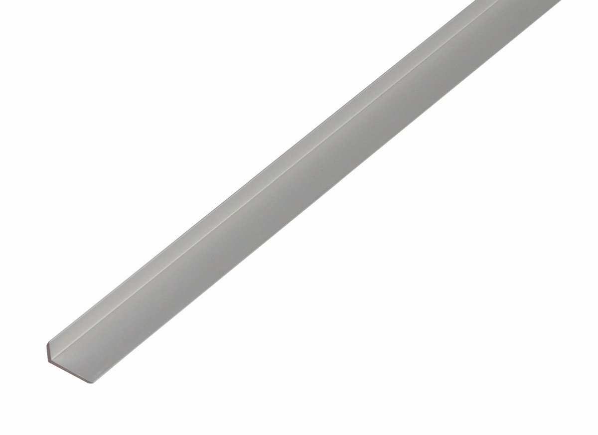 Alberts 498498 randbeschermingsprofiel | aluminium, zilverkleurig geanodiseerd | 1000 x 19 x 8 mm | set van 9
