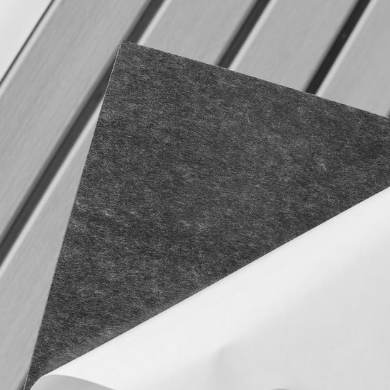 TeakFoamShop – Tapis de bateau en mousse de teck EVA Pro Series – Revêtements de sol autocollant Premium Bateaux – 240 x 60 cm – Gris clair avec lignes noires – Durable et Luxe , antidérapant