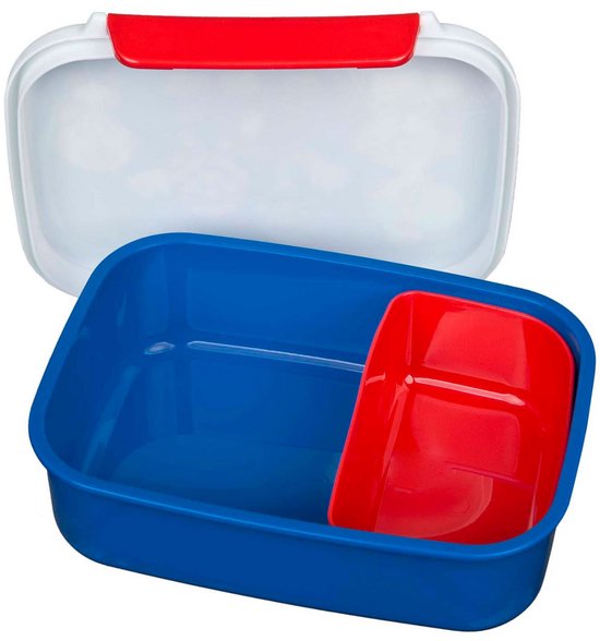 Super Mario Lunchset - Lunchbox - Drinkfles - Blauw - Lunchbox Kinderen van Merkloos — afbeelding 2