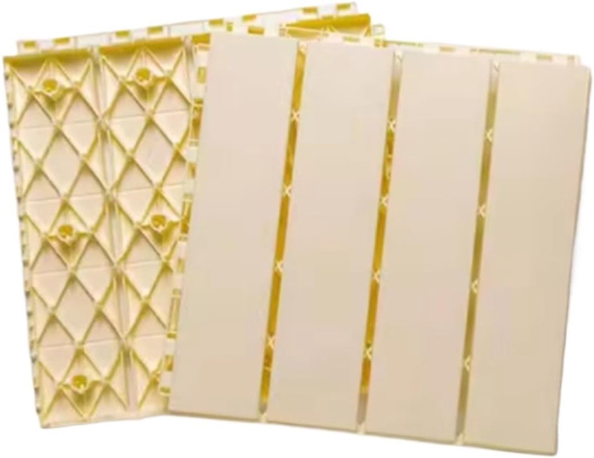 Terrastegels Houtlook - Kunststof Vloer - Buiten Leven - Eenvoudige Installatie - 30x30cm - Beige