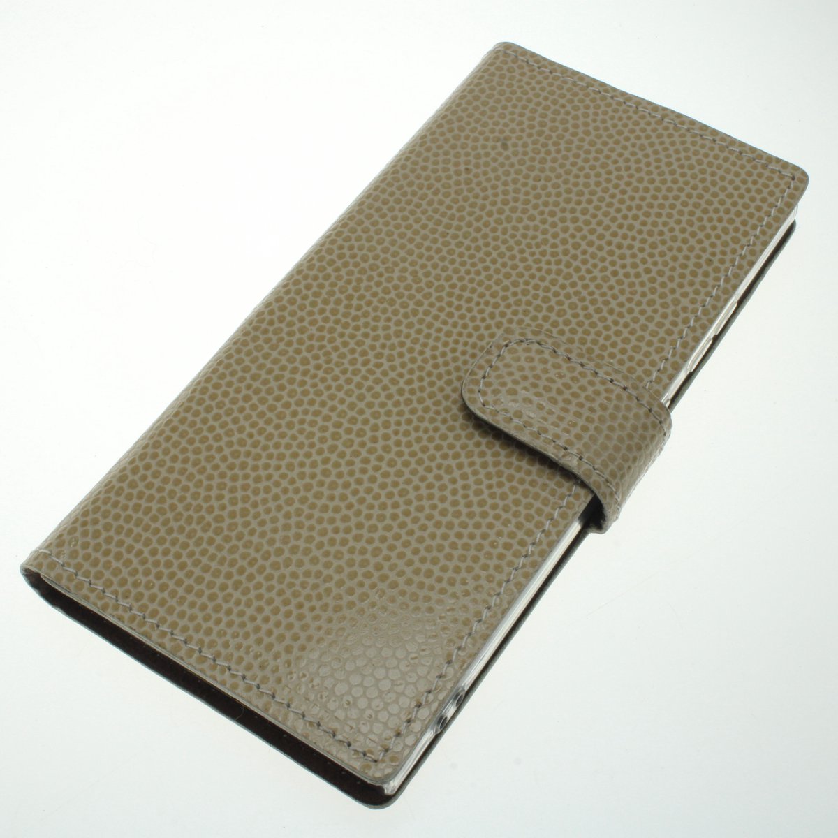 Made-NL hoesje geschikt voor Samsung Galaxy s24 ultra 5G beige glans reptielen print kalfseer