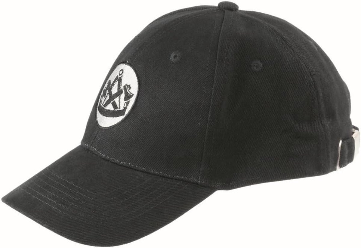 Baseball Cap - Pet Hoofddeksel - Bescherming tegen Zon - Geborduurd Logo - One Size - Zwart