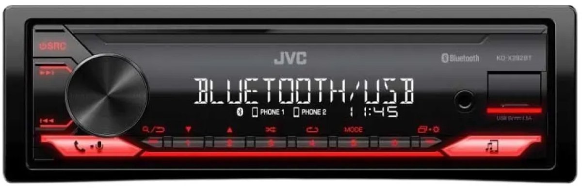 JVC KD-X282BT Autoradio - Rood – foto 6