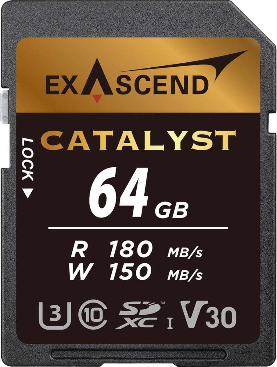 Exascend Catalyst 64GB UHS-I SD-kaart V30