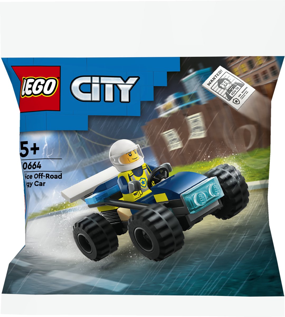 LEGO City - Politieterreinbuggy constructiespeelgoed 30664