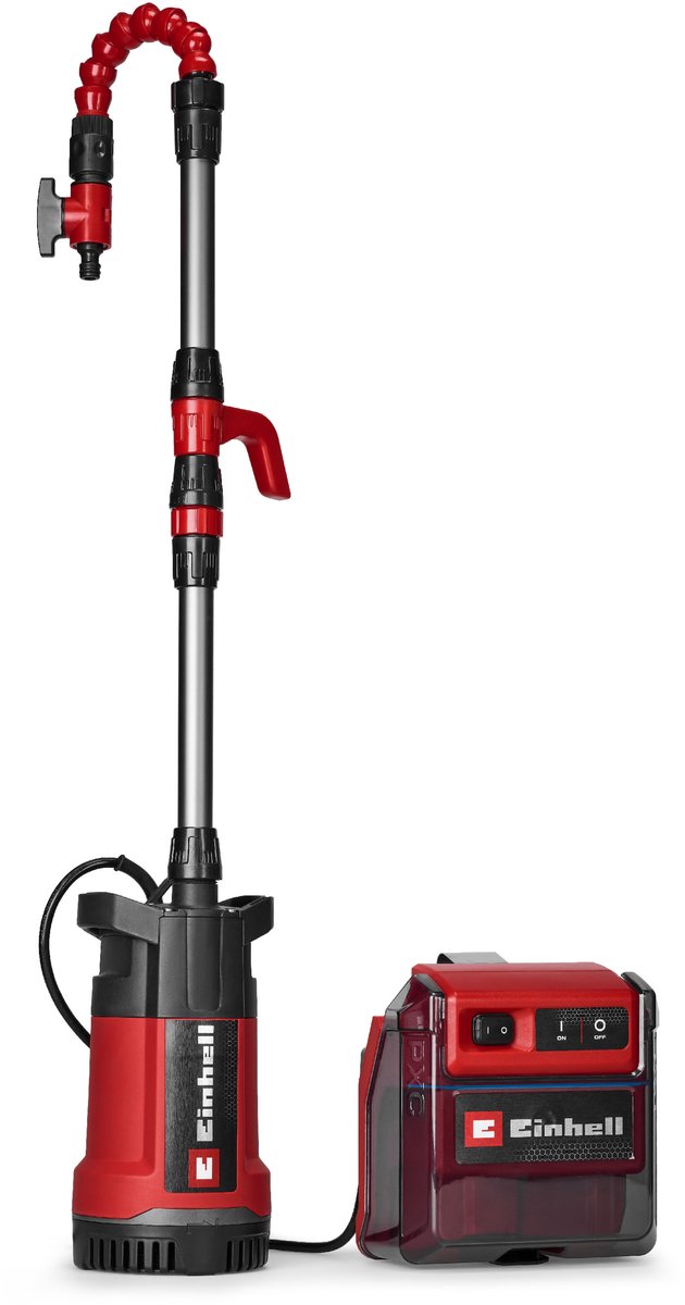 Einhell Accu Regentonpomp - GE-PP 36 RB-A Li Solo - Power X-Change - 36 V/Li-ion - Max. levercapaciteit: 4.500 l/u - Max. opvoerhoogte: 30 m - Max. dompeldiepte: 4 m - Excl. accu en lader – foto 2