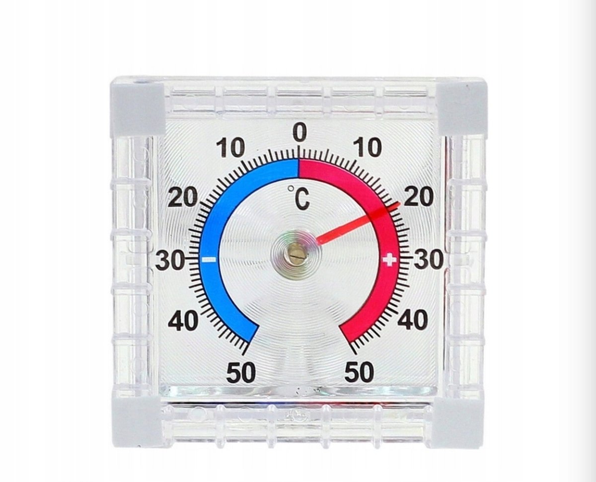 MT Serie - Zelfklevende Buitenraamthermometer - Kunststof - Thermometerbereik -50 tot +50°C