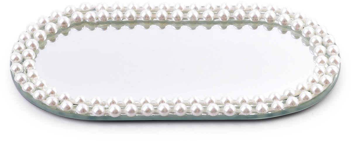 Mondex MARGOT Serie - Decoratieve Schaal - 20 cm - Spiegel - Sierlijk
