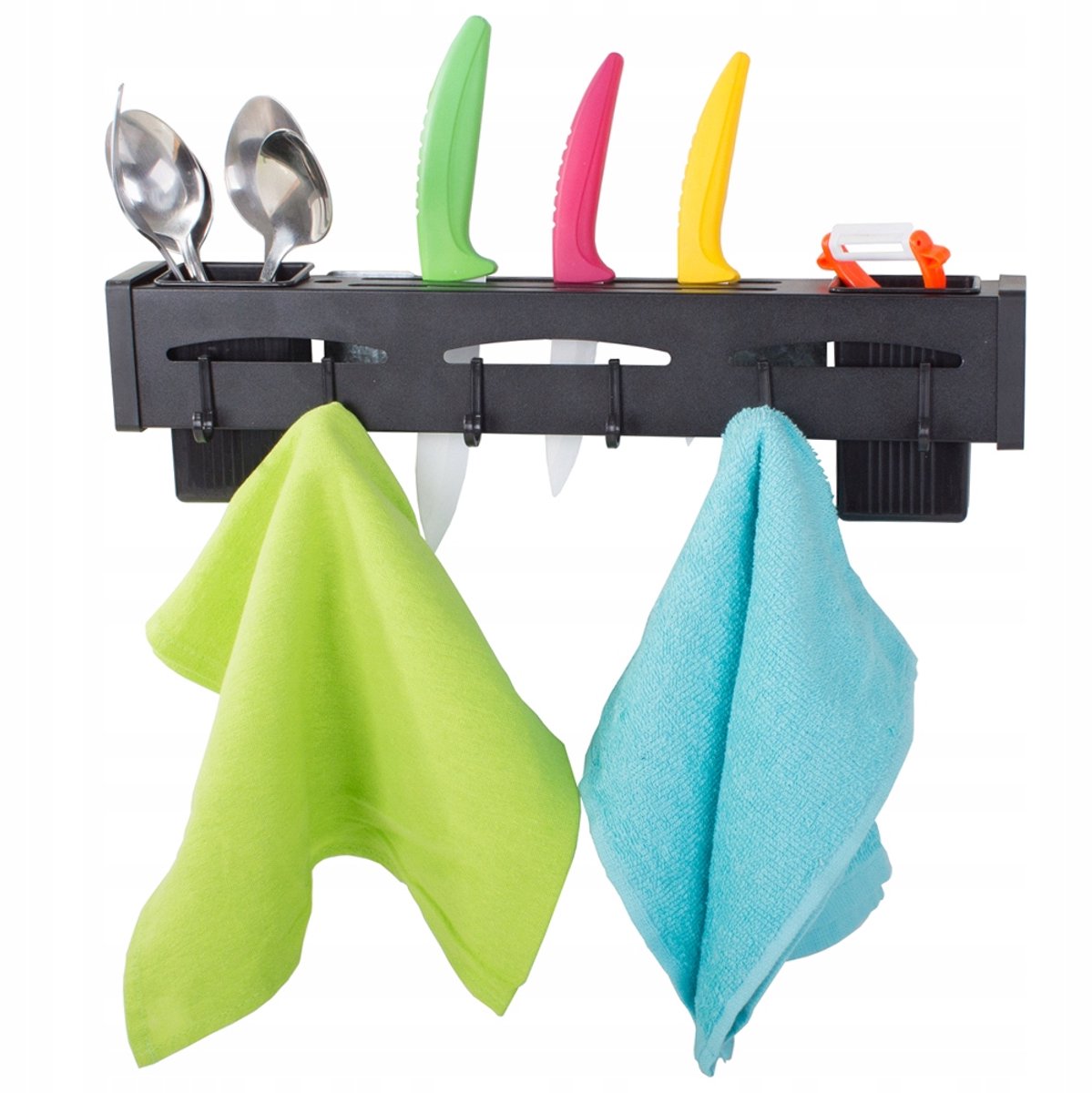Gootsteen organizer - Keukenrek – Keukenrek Hangend – Keukenorganizer - Messenhouder - Wandrek - Keukengerei houder - Ophangbaar Keukenrek