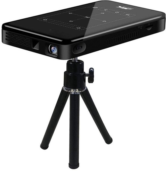 Mini zakprojector DLP 4K HD touchscreen draagbaar HDMI USB voor thuisbioscoop en presentatie