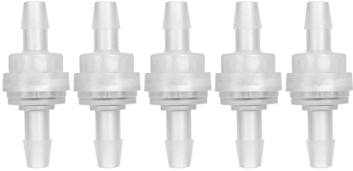 Vt products - Terugslagklep - Waterbehandeling - Hoge kwaliteit - 6mm - Anti ozon - Betrouwbare afsluiter voor verschillende toepassingen - 5 stuks