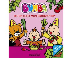 Bumba kartonboek met flapjes - Op, op, ik eet mijn groenten