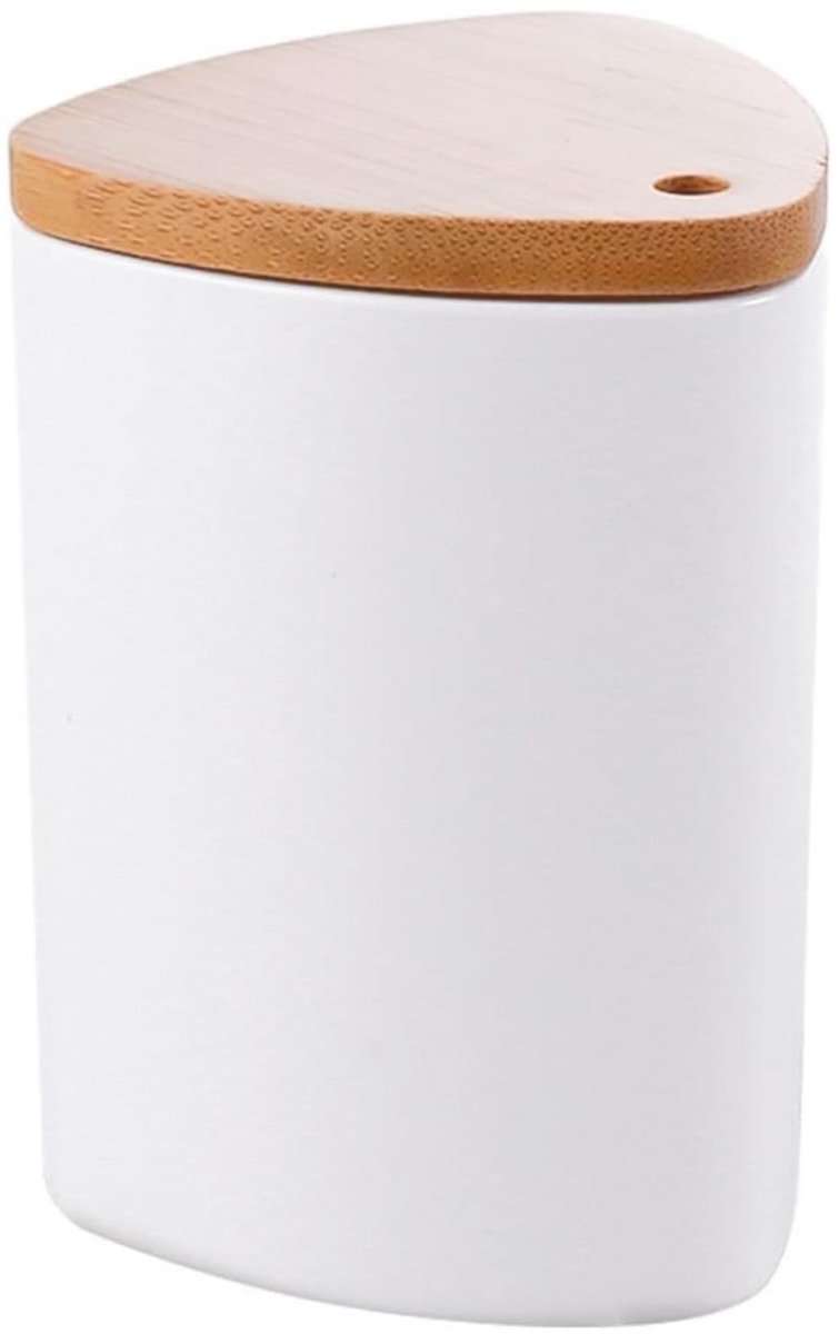 ONF3 - Tandenstokerhouder - Tandenstokerdispenser - Duurzaam en gebruiksvriendelijk - Wit - Tandenstokerbox - Perfect voor thuis en horeca - Mod...