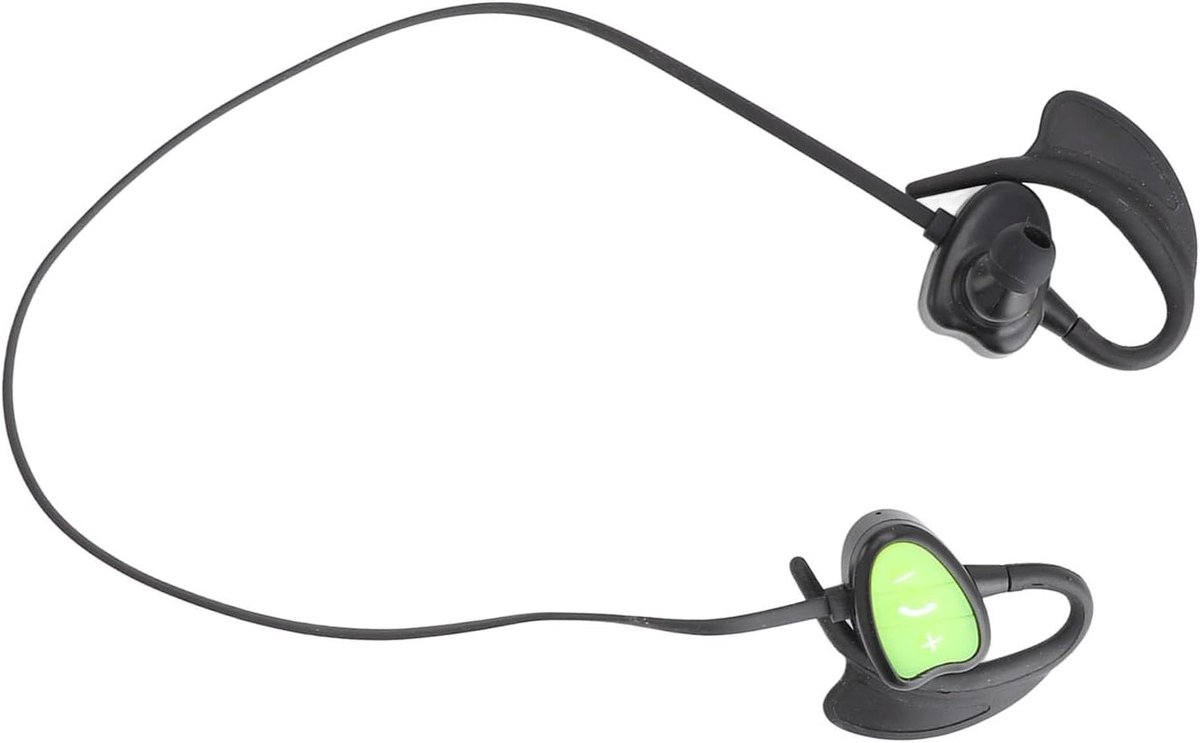 Waterdichte Draadloze Oordopjes met 32GB MP3 Speler voor Zwemmen en Sport, Silicone Unisex (Groen)
