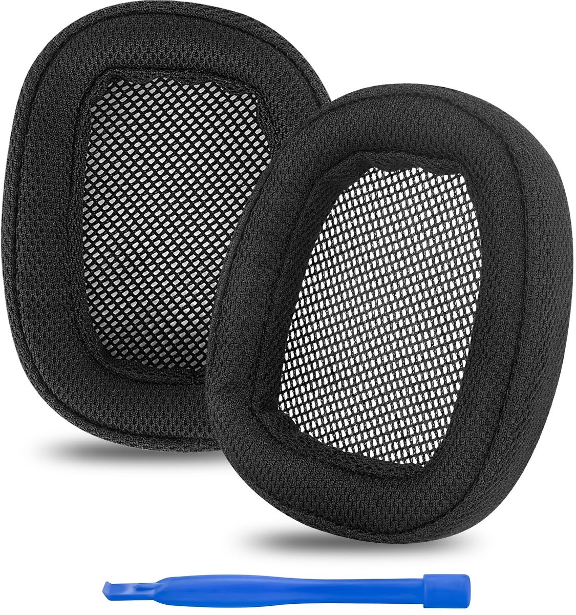 Vt products - Oorkussens Vervanging - Memory Foam - Zwart - Oorkussen voor Hoofdtelefoon - Geschikt voor Logitech G433 G233