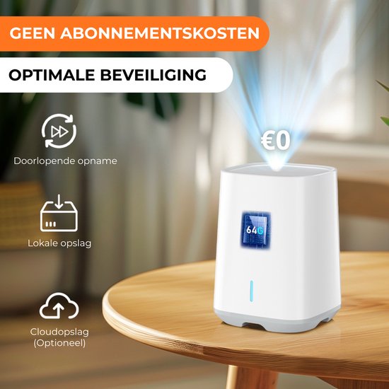 Hozard® 4K UHD 4x Beveiligingscamera buiten - Solar & P66 + HomeBase 64GB van Merkloos — afbeelding 5