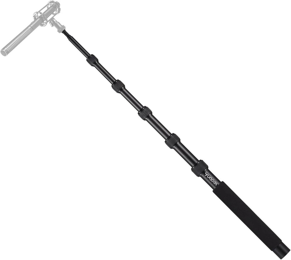Microfoonarm - Microfoonstang Boomarm - Opnemen Podcast - 6 Secties Uittrekbaar - Tot 200cm - Zwart
