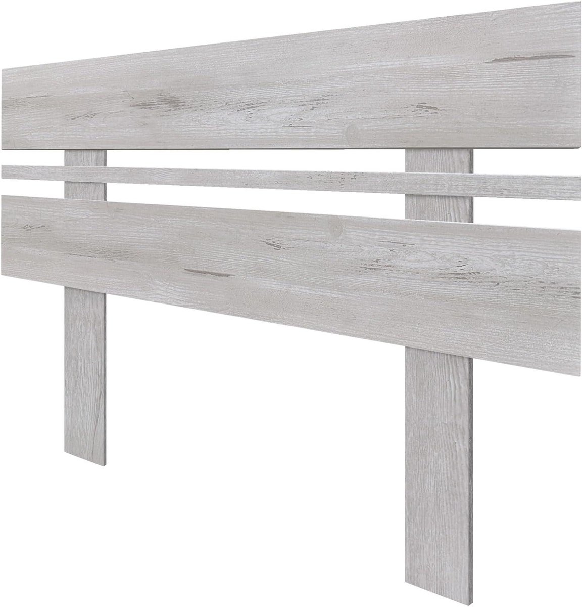 Hoofdbord met Poten - Bedhek Hoofdsteun - Slaapkamer Decoratie - Gerecycled MDF Hout - 105x115 cm - Arctisch