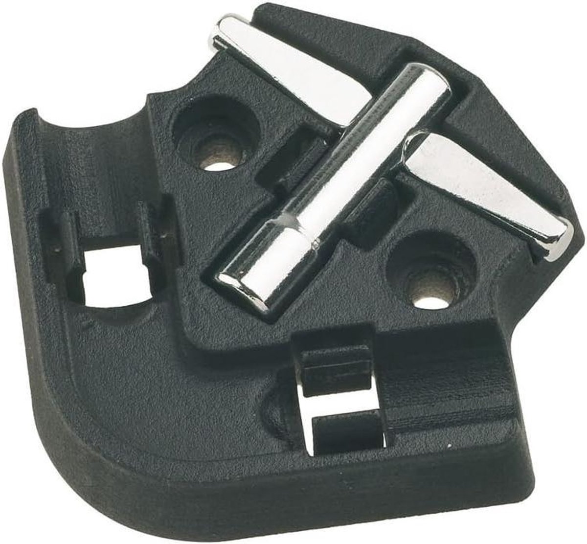 Muziekstandaard Houder - Stemsleutel Houder - Drummen - Verende Haken - 7.9 x 7.2 cm - Zwart