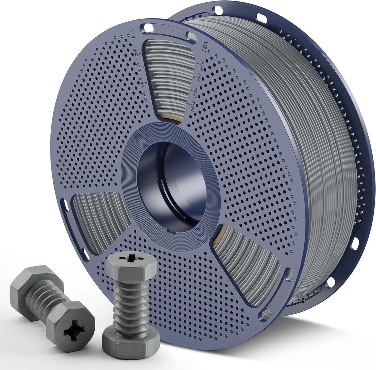 ABS Filament - 3D Print Draad - Snel Printen - Hoge Hittebestendigheid - 1.75mm 1KG - Grijs