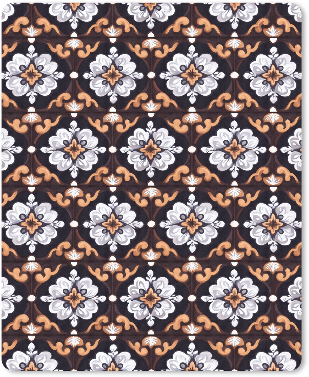 Muismat 12x16 cm - Mousepad traditioneel - Element - Kleurrijk - Muismatten