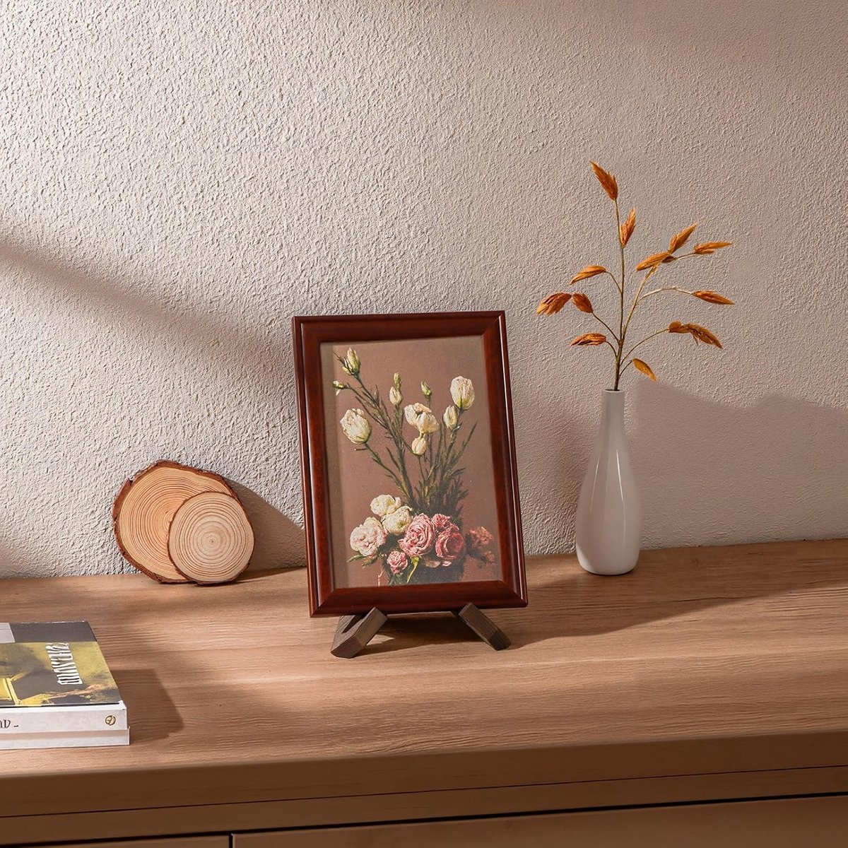 Ulisem - Bordenstandaard - Bordenhouder - Boekstandaard - Borden Display Standaard - Standaard - Houder - Steun - Rek - Hanger - Borden En Boeken - Kookboek - Voor Sierborden - Niet Gemakkelijk Vervormd - Duurzaam - Hout - 16*10.8*12 cm — cadeau in Cadeau-ideeën - foto 6