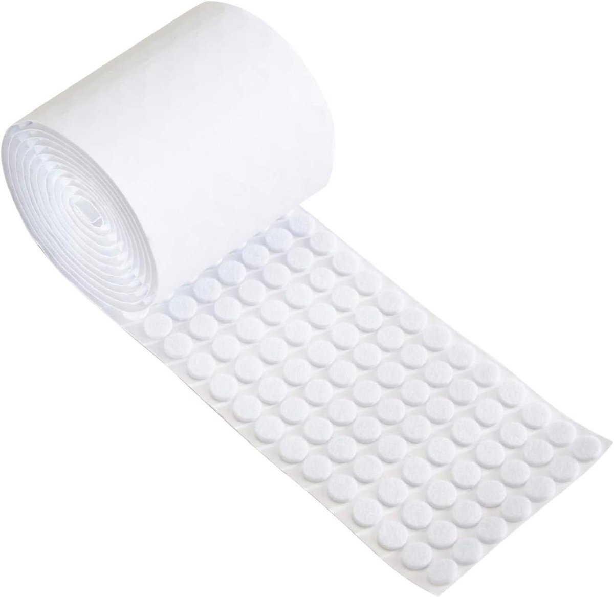 Zelfklevende Vilt Pads - Meubelbumpers Viltstickers - Bescherming Oppervlakken - Ruisonderdrukkend - 1000 stuks - Wit