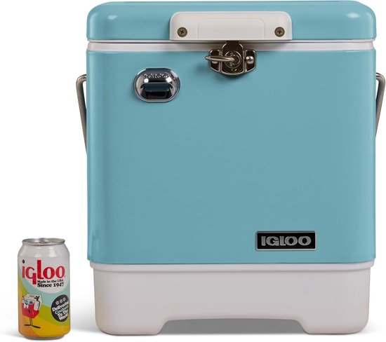 Igloo Legacy 20 Koelbox - Cool Riser - Duurzaam - Flesopener - Ocean Mist — afbeelding 2