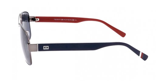 Tommy Hilfiger TH 1665/RE/S R80 Zonnebril - Heren - Grijs van Tommy Hilfiger — afbeelding 2