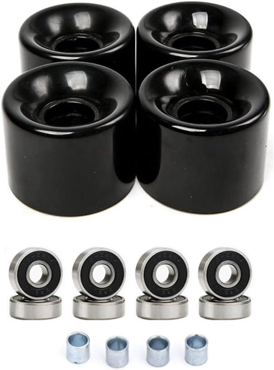 Longboard Wielen Skateboard Wielen Straat Cruisen ABEC-9 Lagers 60x45mm 78A