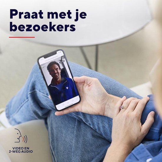Video Deurbel Camera 3MP 2K HD met Draadloze Gong, 2-Weg-Audio, Nachtzicht, Slimme Videodeurtelefoon Wi-Fi Inclusief Chime, Draadloos of Bedraad Gebruik, Waterdicht, Zwart van Merkloos — afbeelding 5
