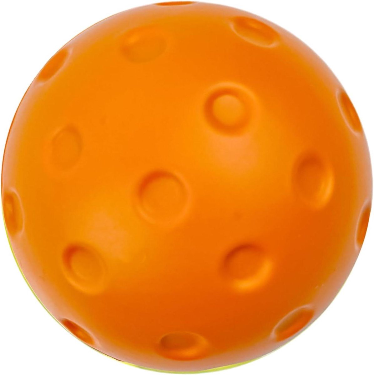 Stille Pickleball - Rustige Pickleball Pukaball - Binnen Trainen - Geluidsarme Warming-up - 7.5 cm Diameter - Oranje