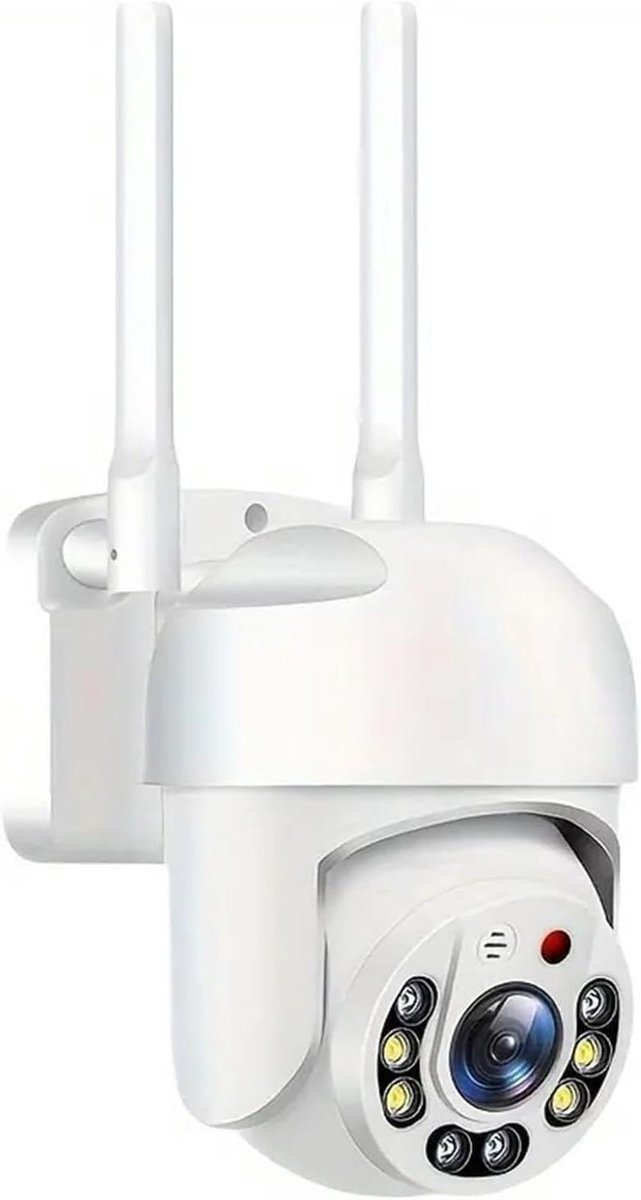 Buitencamera - WIFI camera - Huisbeveiliging - Automatische tracking - 10x10x10 mm - Wit