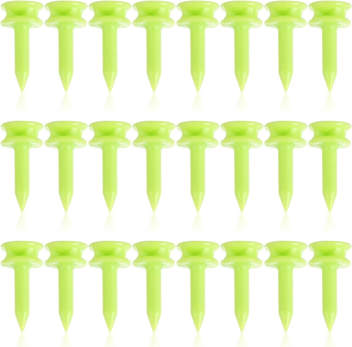 Golf Tees - Ballpennen Golf - Golf Training - Onbreekbaar Kunststof - 25 MM - Groen