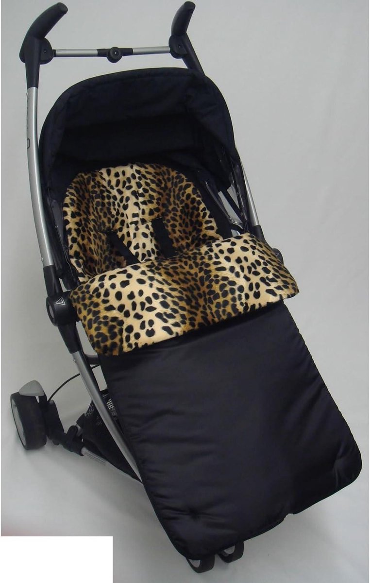 Voetenzak Kinderwagen - Baby deken - Warmte Buiten - Universeel Model - 39 x 88 cm - Luipaard
