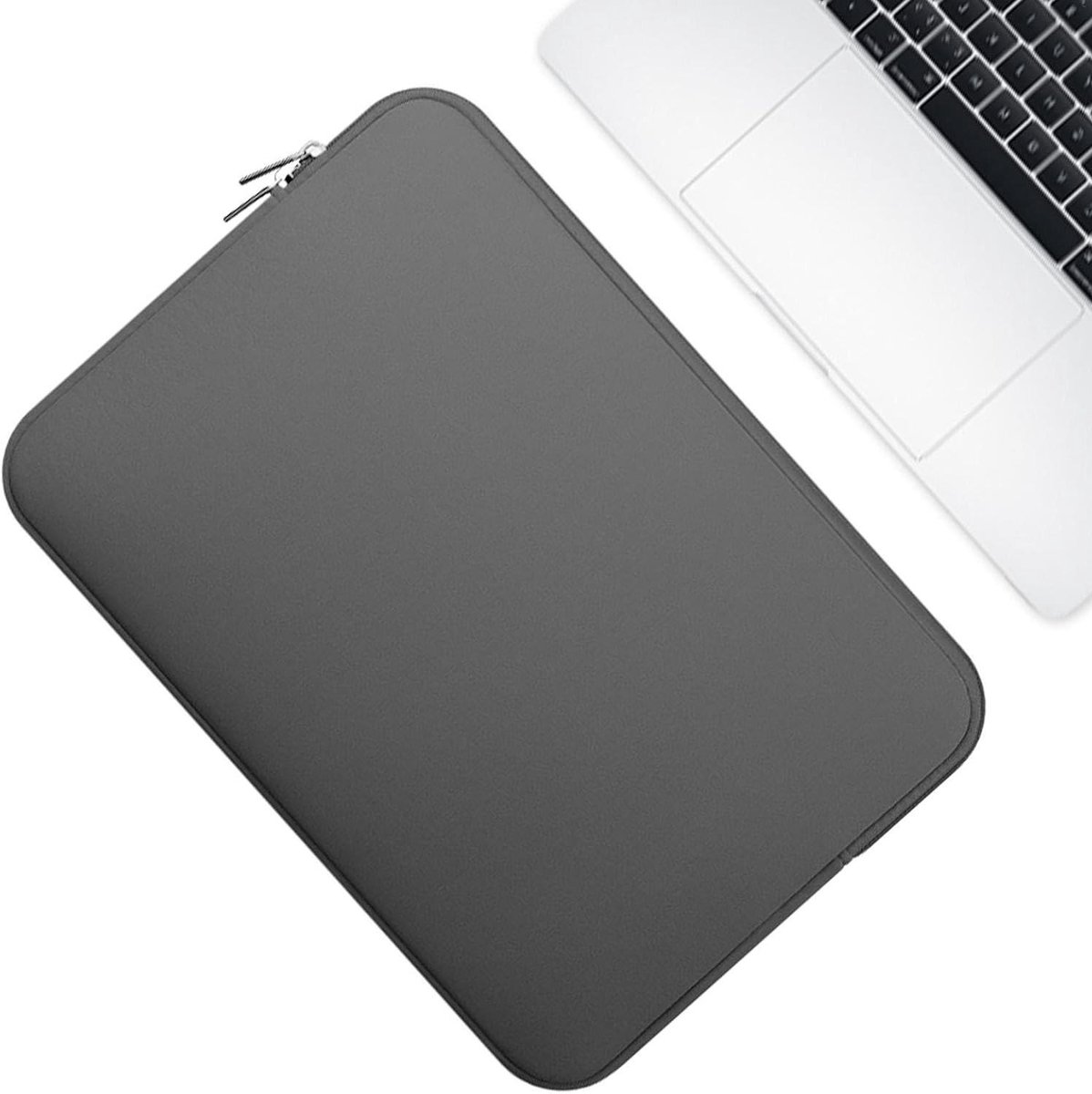 Laptophoes - Computertas Sleeve - Veilige Opslag - Waterafstotend Materiaal - 11-15 inch - Zwart