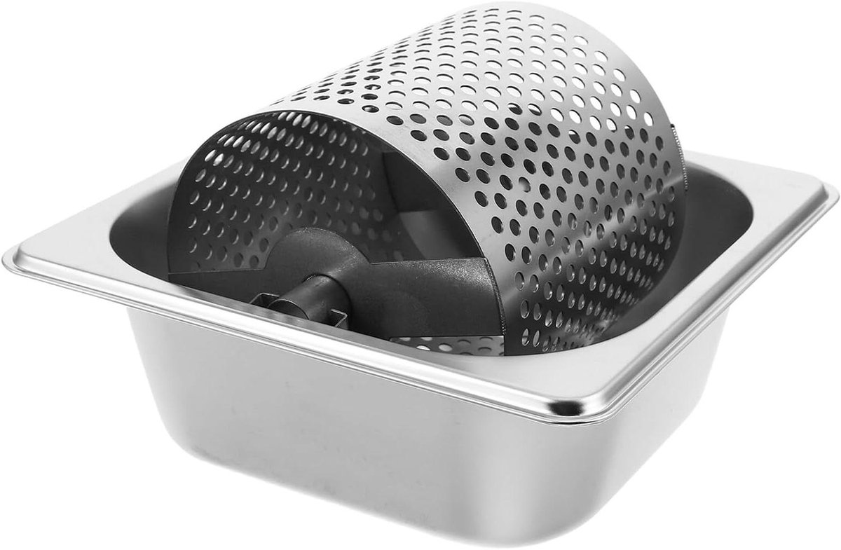 Boterroller - Boter applicator - Culinaire creaties - Roestvrij staal - 1 liter - Zilver