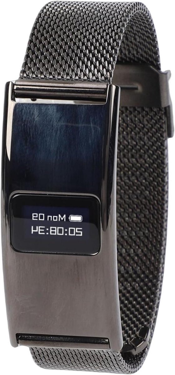 Slimme Armband - Fitnesstracker Activity Tracker - Gezondheid en Sport - IPX8 Waterdicht Slank Ontwerp - 2.8 mm dikte - Zwart