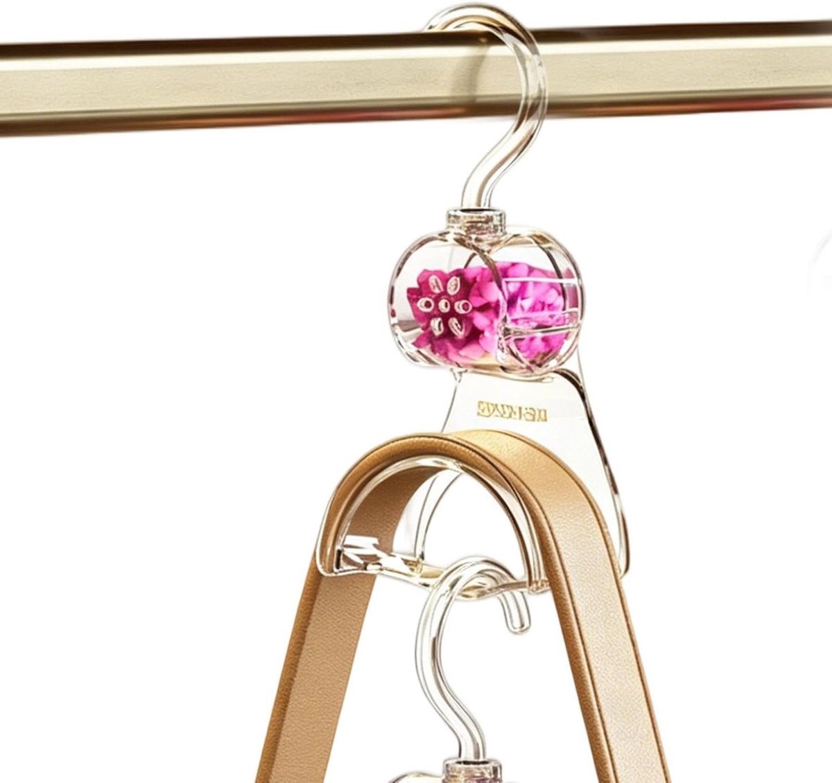 Kast Tashanger - Draaibare Organizer - Tas Opbergen - Met Aromatherapie - 96 cm breed - Roze