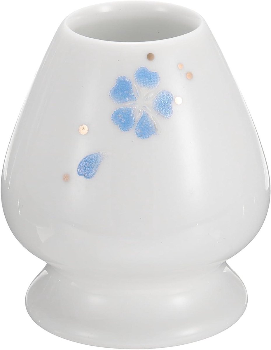 Matcha Houder - Thee Accessoire - Thee Ceremonie - Keramisch Materiaal - 75mm Hoog - Blauw