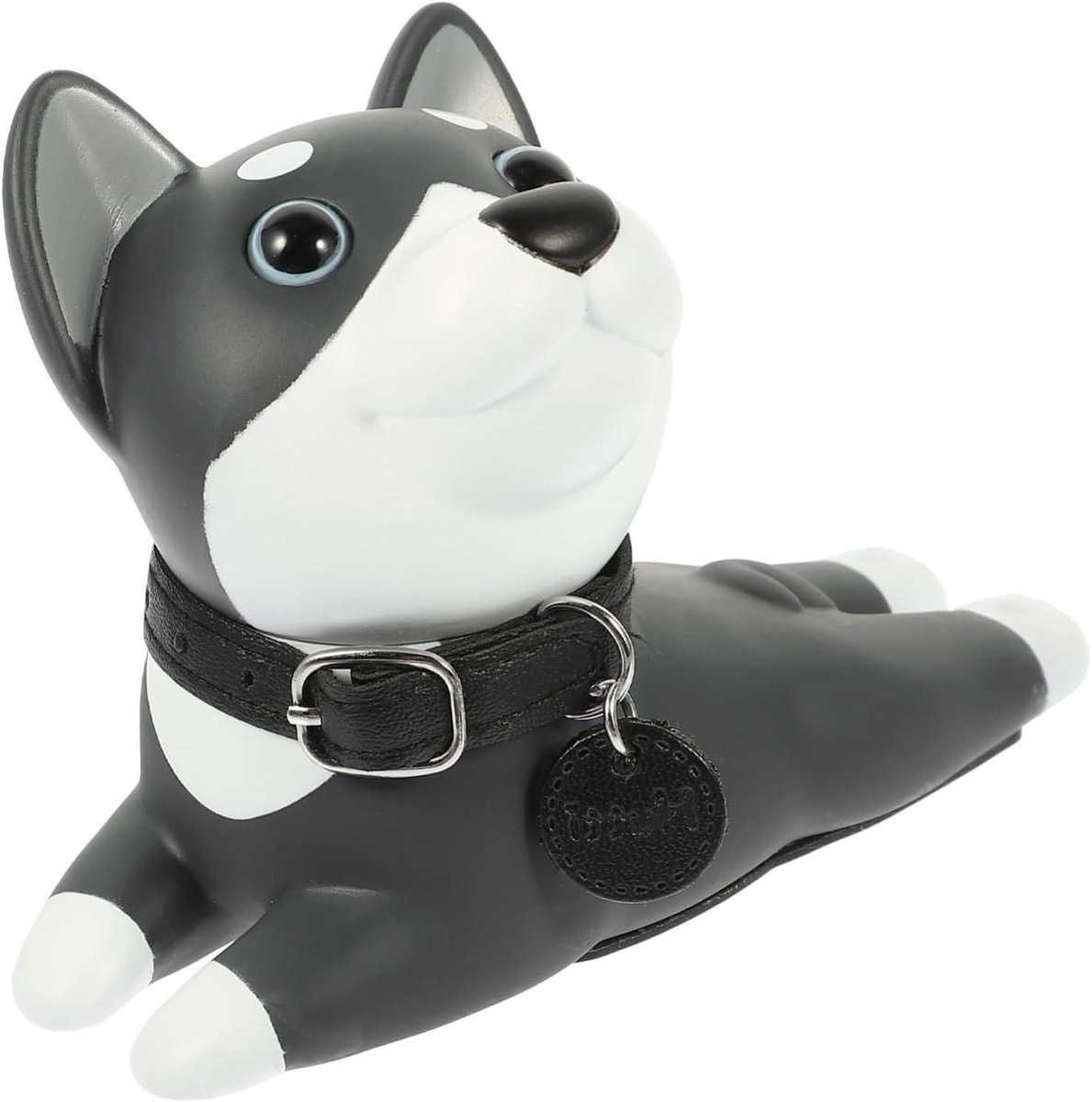 Leuke Deurstopper - Deurwig Antislip - Veilige Kinderkamer - Decoratief Dieren Design - 14 x 9 x 6.5cm - Donkergrijs
