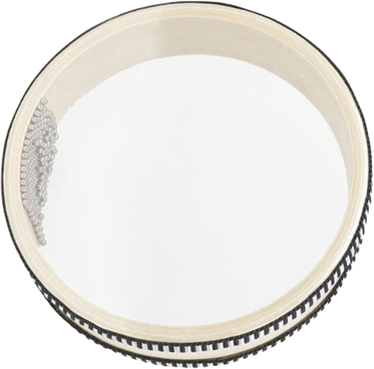 Zee trommel - Klank instrument - Ontspannende muziek - Dubbelzijdig hardhout - 10 inch - Natuurlijk hout