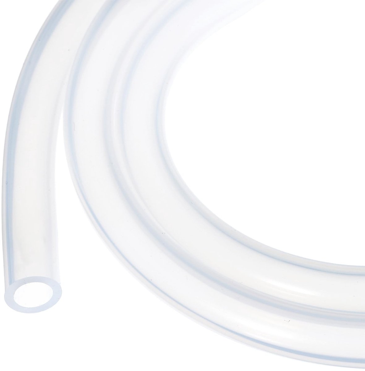 Dailygoods- Siliconen Tubing 10ft - 8mm ID/12mm OD - Flexibele Slang - Transparante Buis - Voor Irrigatie/Brouwen - Hoog Temperatuur Bestendig - Siliconenslang