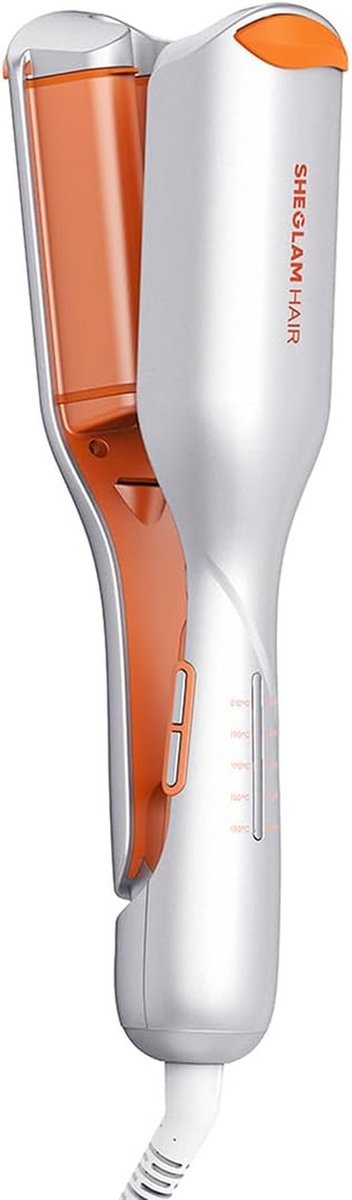 Dubbele Krultang - Haarstyler - Stijlvol Haar Creëren - Dubbele Cilinder - 19 mm - Zwart