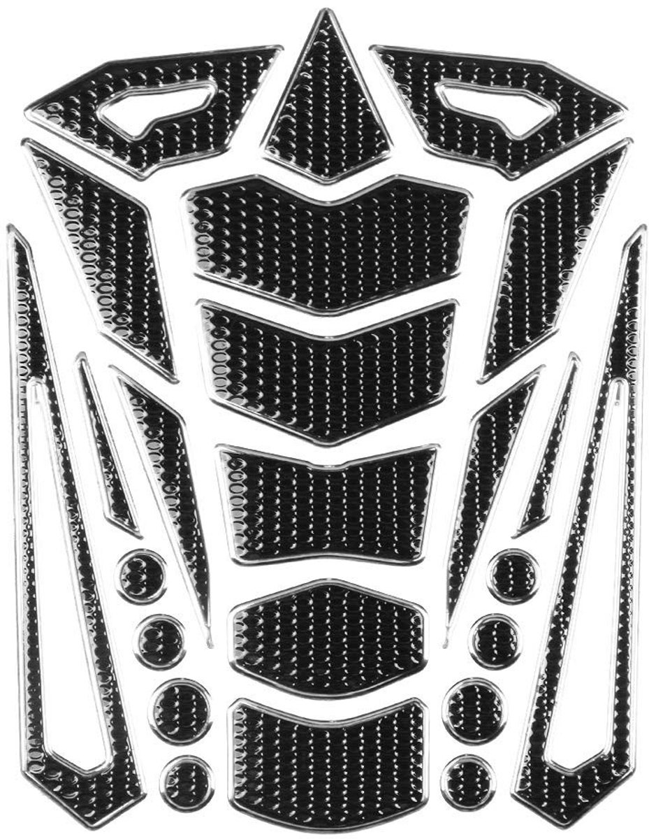 Dailygoods- Tankbeschermer Universeel - Zacht Rubber - Zijtankpad - Tractie Pad - Gas Brandstofolie Sticker - 12 Maanden Garantie - Tankpad
