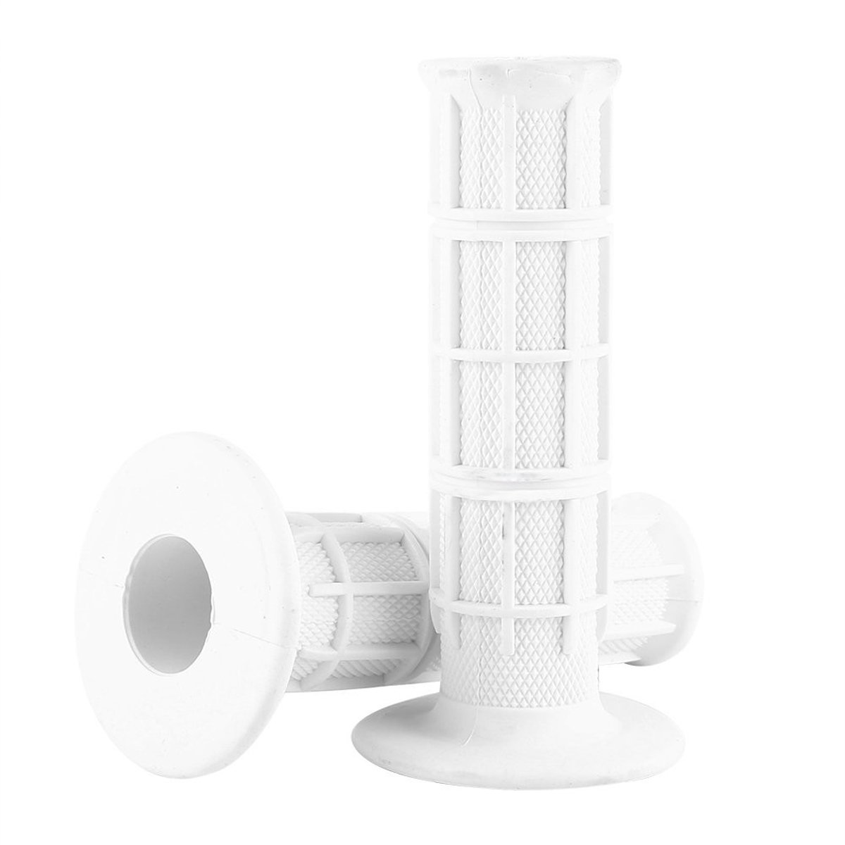 Dailygoods- Motorstuurgrepen Antislip - Set van 2 - Rubber - 12 x 6 cm - Installatiegat 22 mm - Geschikt voor motoren - Handgrepen