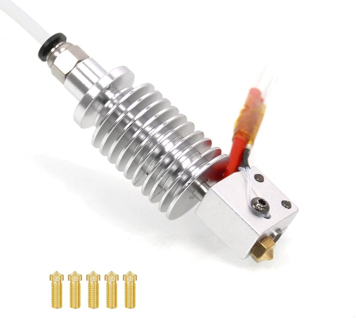 Dailygoods- Hotend Kit met 5 E3D-sproeiers - Compatibel met Anycubic Vyper/Kobra Max/Kobra Plus - 3D-printer - Hotend - 24V 40W - Extruder