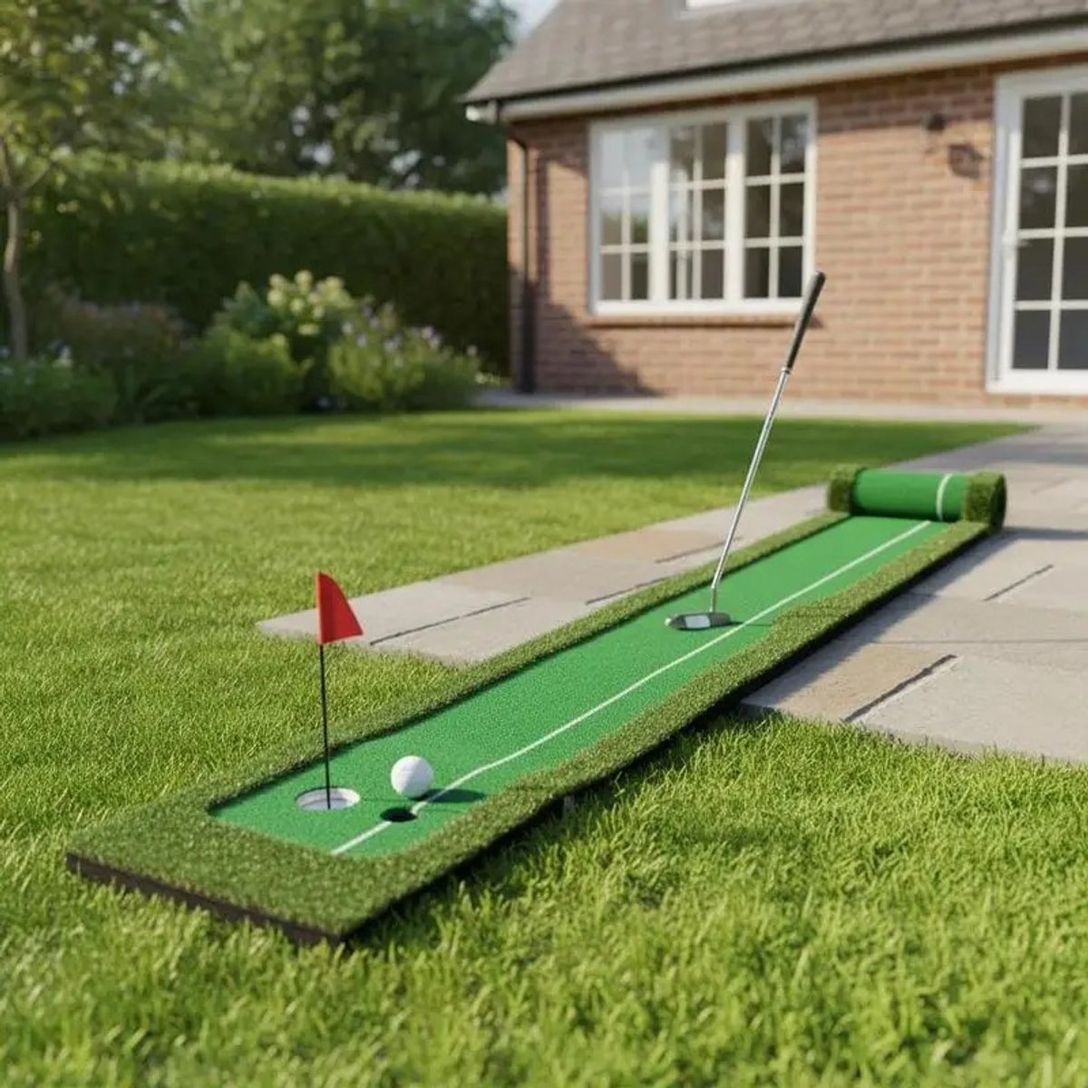 Dailygoods Indoor/Outdoor golfmat, groene kunstgras golf oefenmat - AliExpress 15